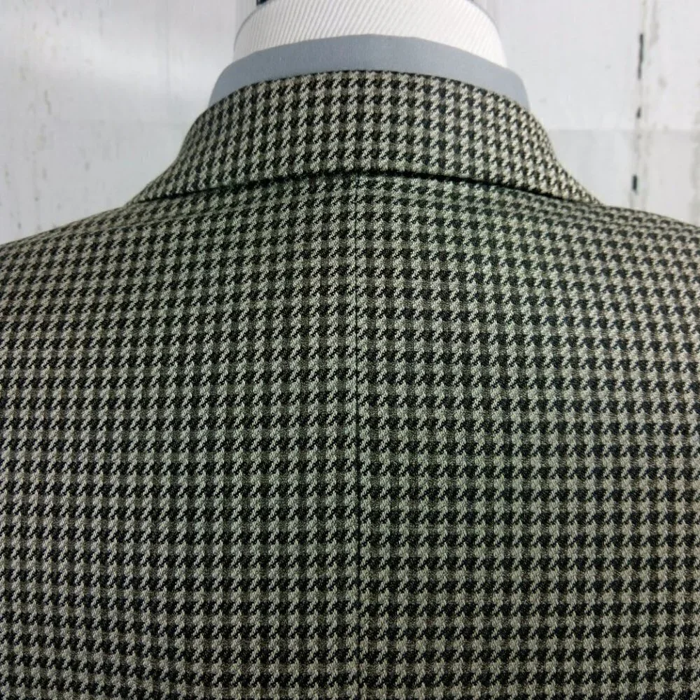 Enrico Gelini Collezione 40L Multicolor Houndstooth Suit Blazer Sport Coat